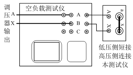 單相變壓器負載試驗接線圖